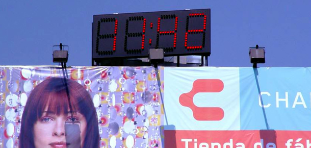 Relojes gigantes de LEDs panoramicos